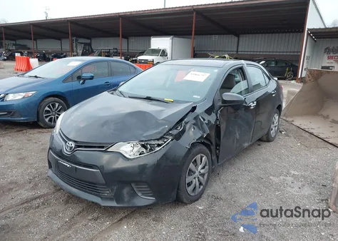 2015 Toyota Corolla Le z USA, uszkodzony, nr VIN 2T1BURHE0FC360904